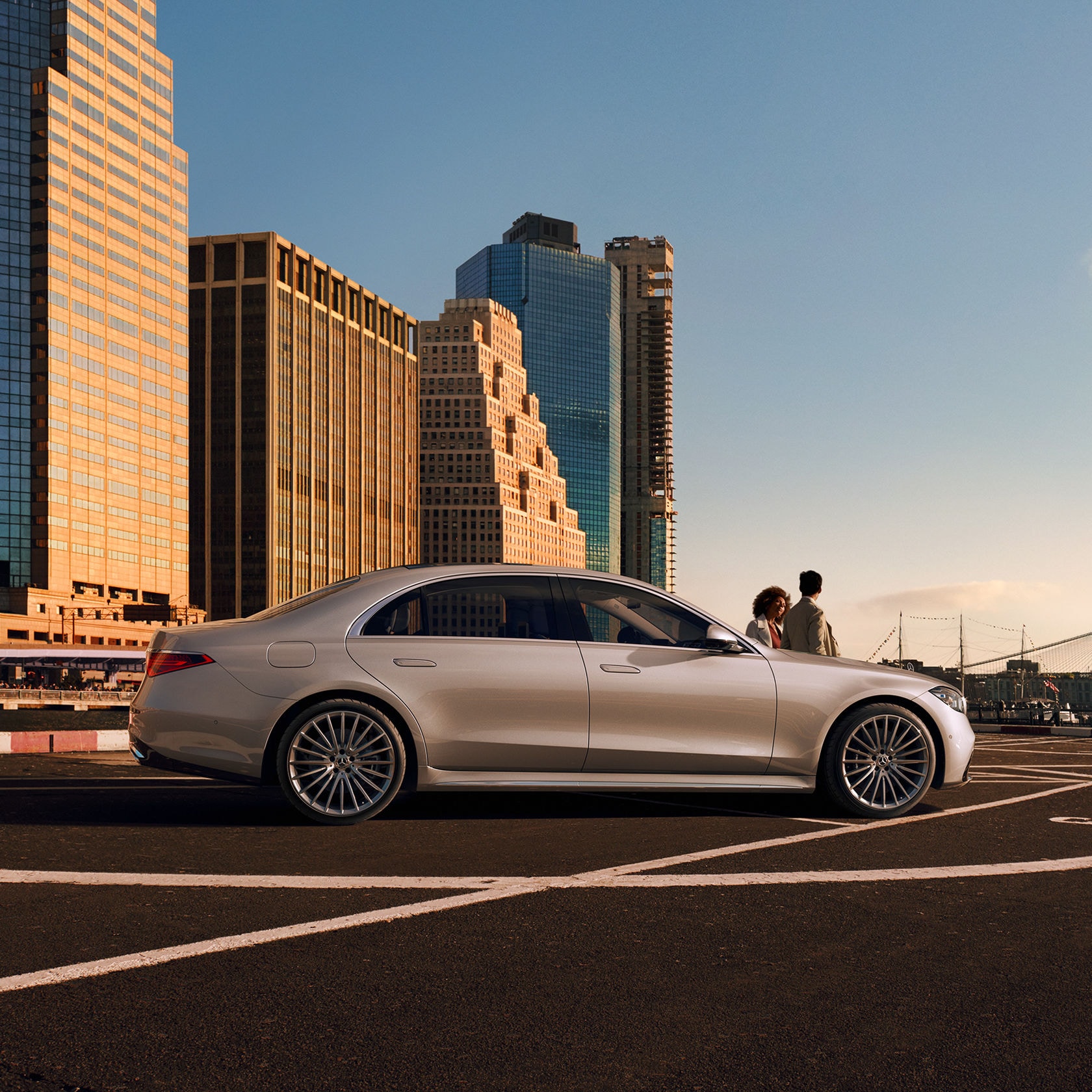 Mercedes-Benz S-Class: Cares for what matters.